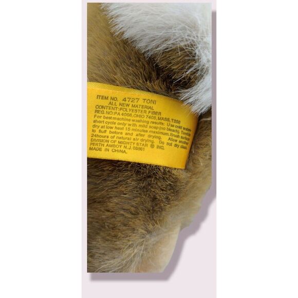 Vintage 24K Special Effects Toni Bunny Rabbit Plush Brown Realistic Buck Teeth - Picture 8 of 9